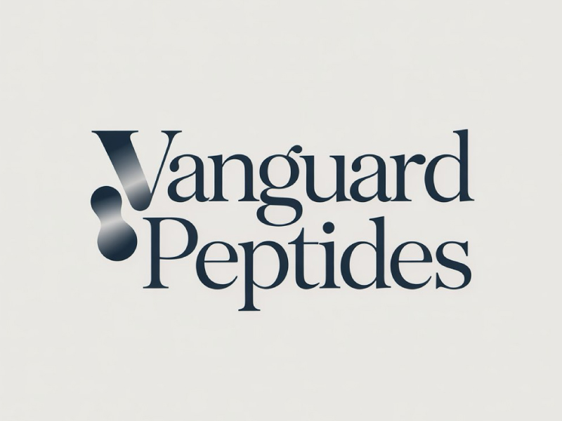 Vanguard Peptides logo design by Mr uink