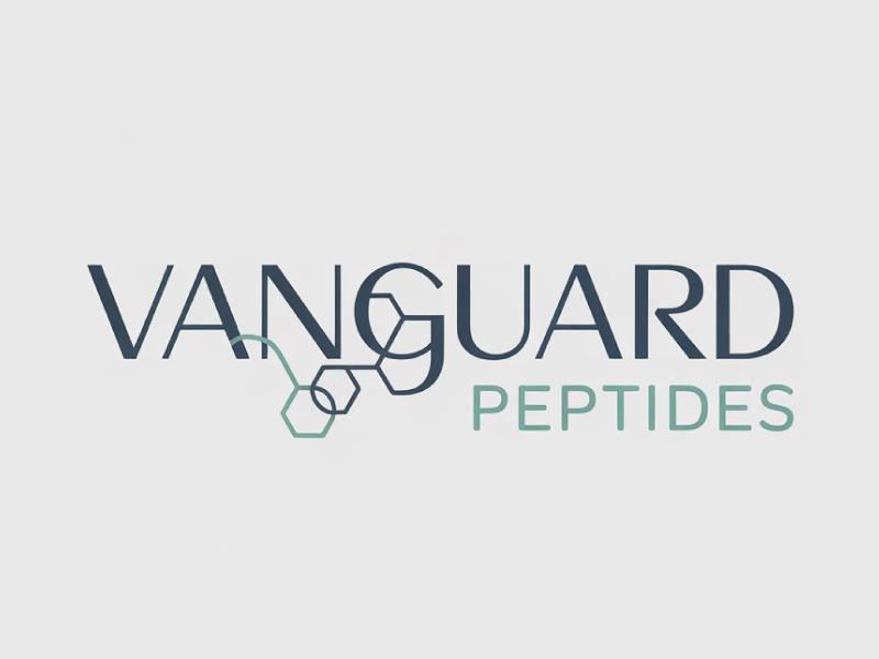 Vanguard Peptides logo design by Mr uink