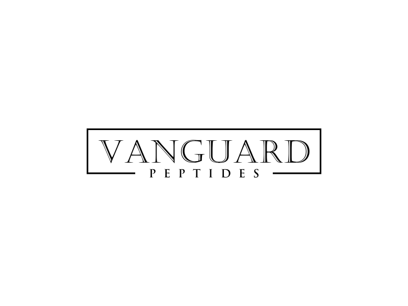 Vanguard Peptides logo design by goblin