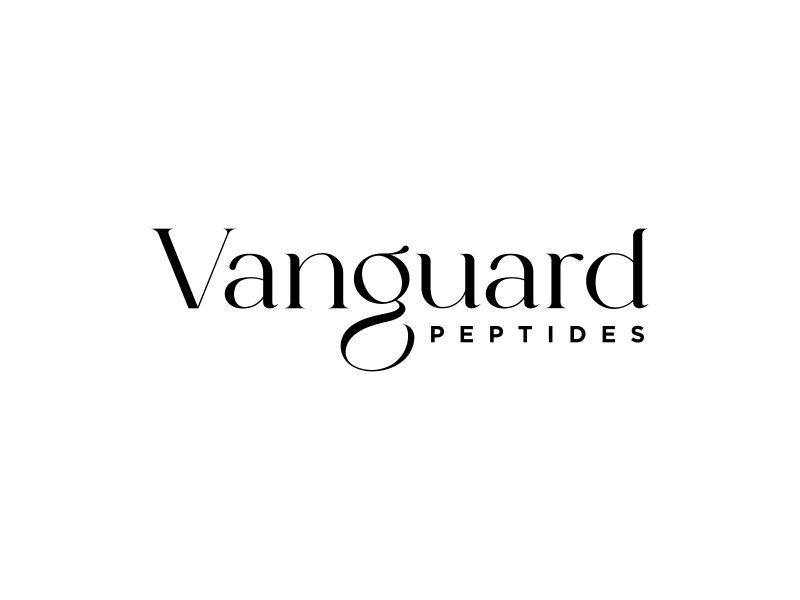 Vanguard Peptides logo design by azic studio
