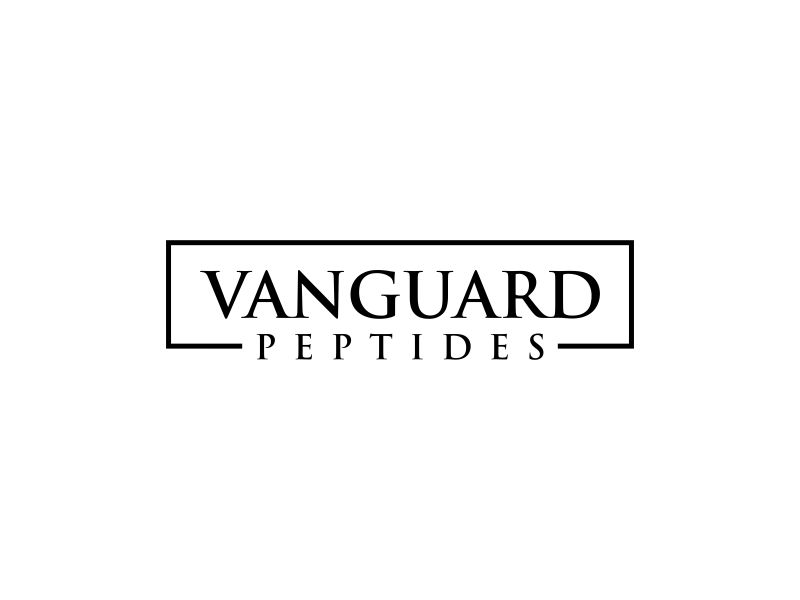 Vanguard Peptides logo design by azic studio