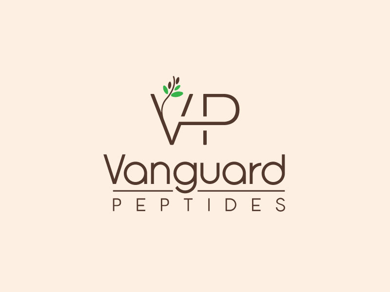 Vanguard Peptides logo design by ansh