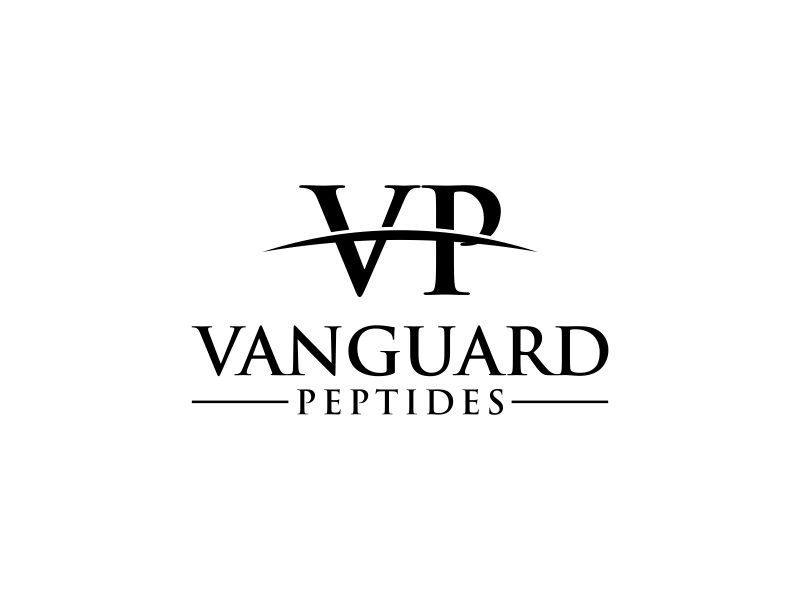 Vanguard Peptides logo design by azic studio