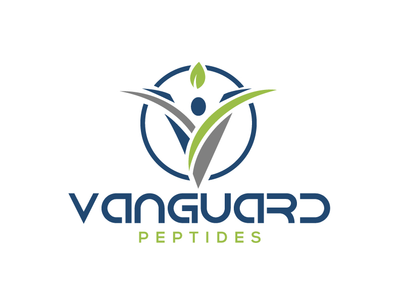 Vanguard Peptides logo design by DreamLogoDesign