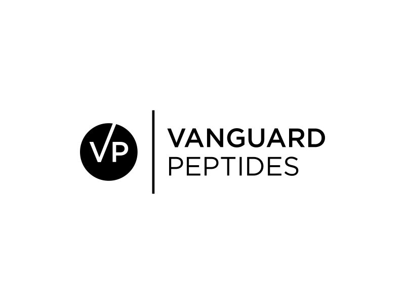 Vanguard Peptides logo design by azic studio