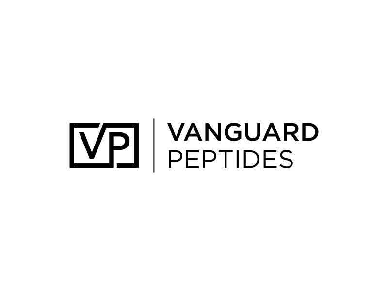 Vanguard Peptides logo design by azic studio