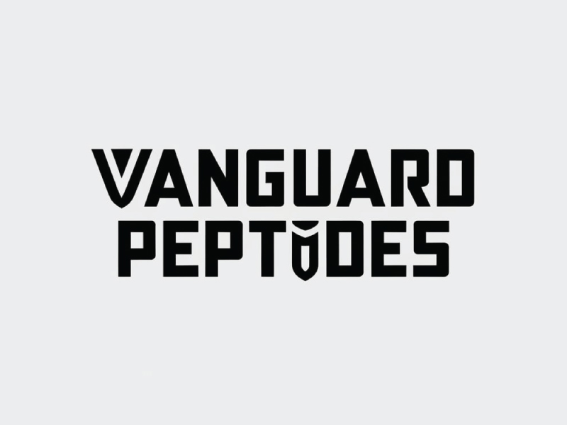 Vanguard Peptides logo design by pixalrahul