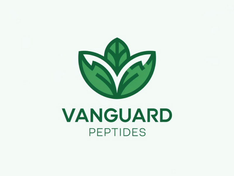 Vanguard Peptides logo design by anchorbuzz