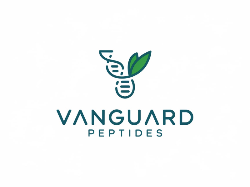 Vanguard Peptides logo design by anchorbuzz