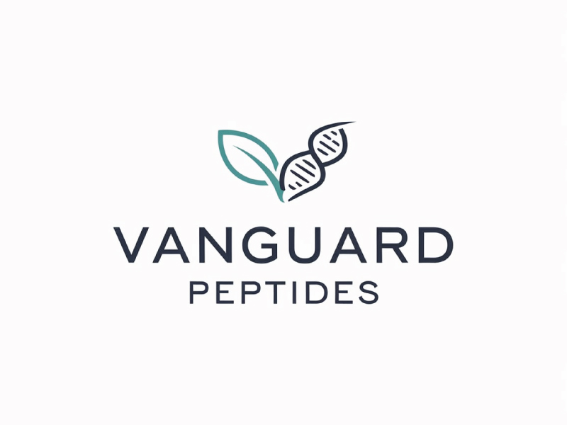 Vanguard Peptides logo design by anchorbuzz