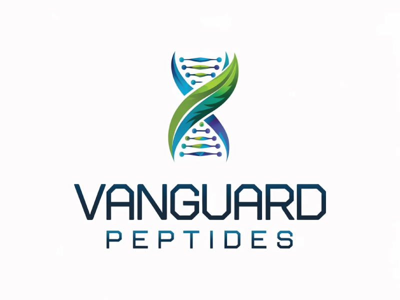 Vanguard Peptides logo design by anchorbuzz