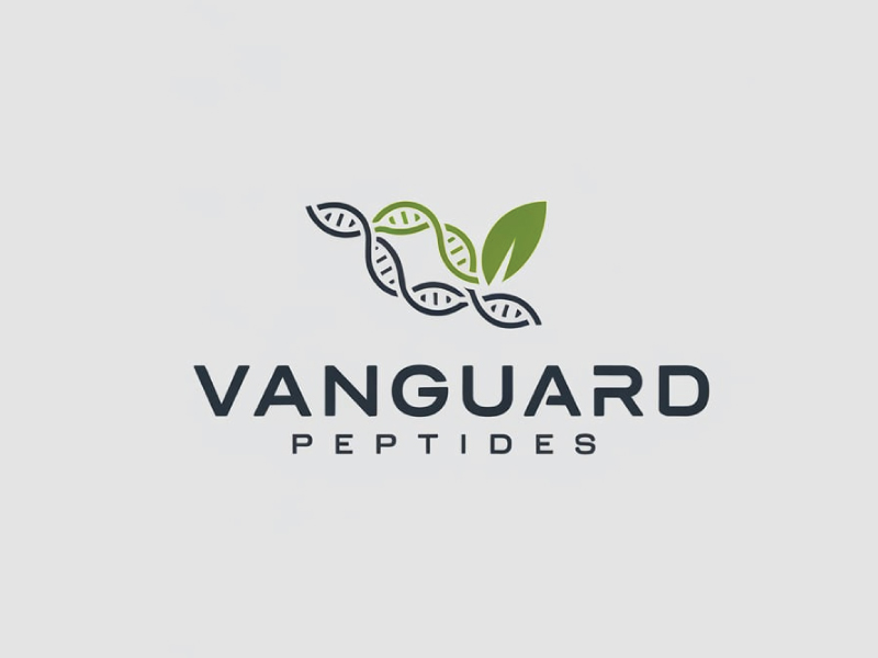 Vanguard Peptides logo design by anchorbuzz