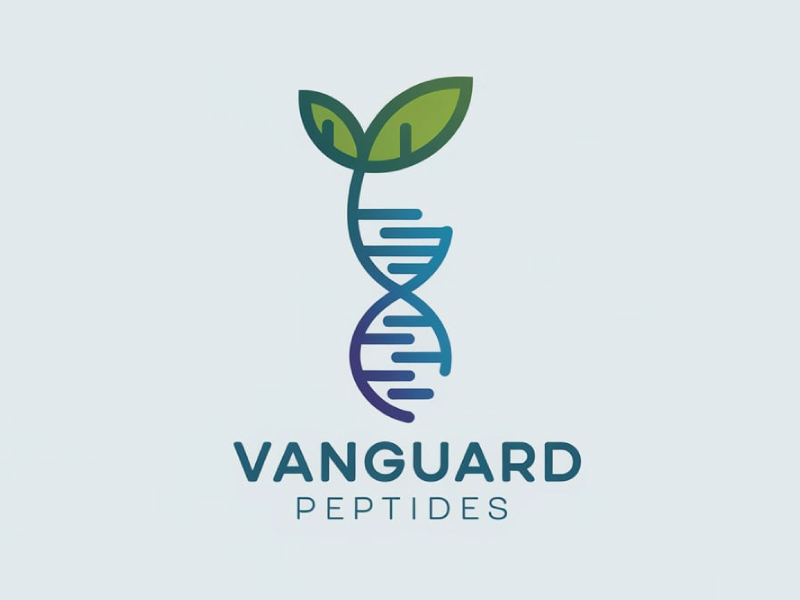 Vanguard Peptides logo design by anchorbuzz