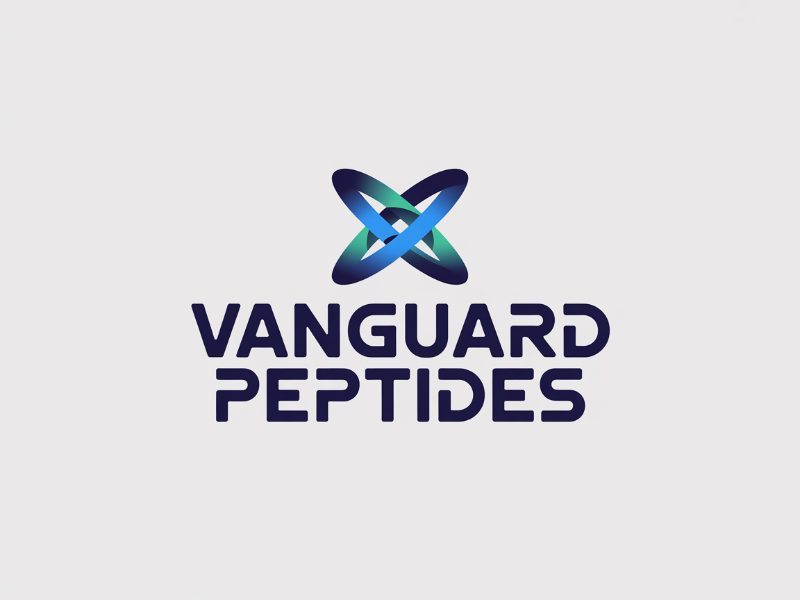 Vanguard Peptides logo design by Paradiseg