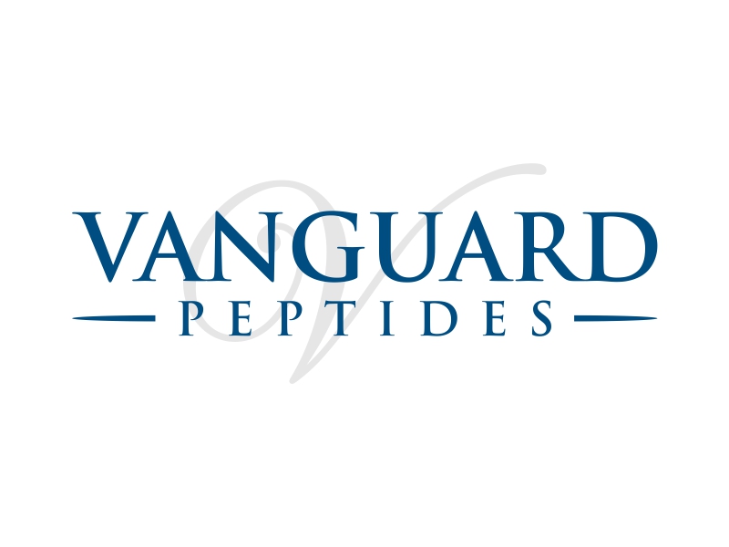 Vanguard Peptides logo design by cintoko