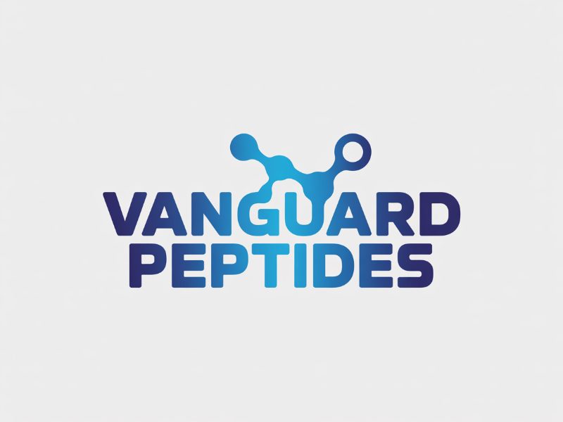 Vanguard Peptides logo design by Paradiseg