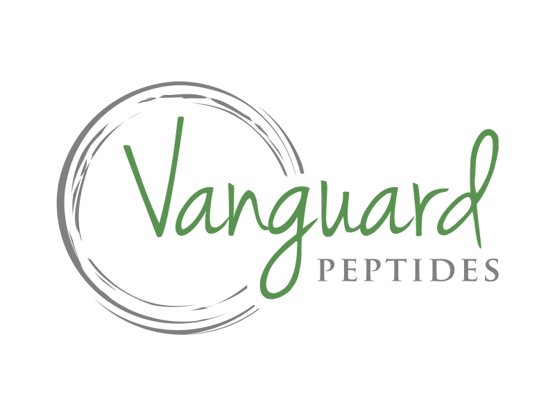 Vanguard Peptides logo design by cintoko