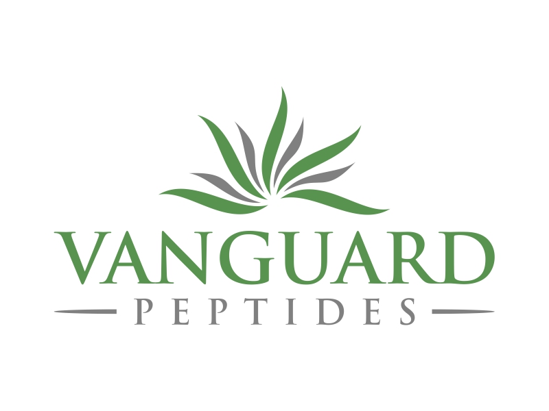 Vanguard Peptides logo design by cintoko