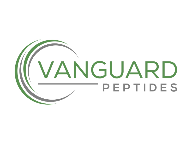 Vanguard Peptides logo design by cintoko