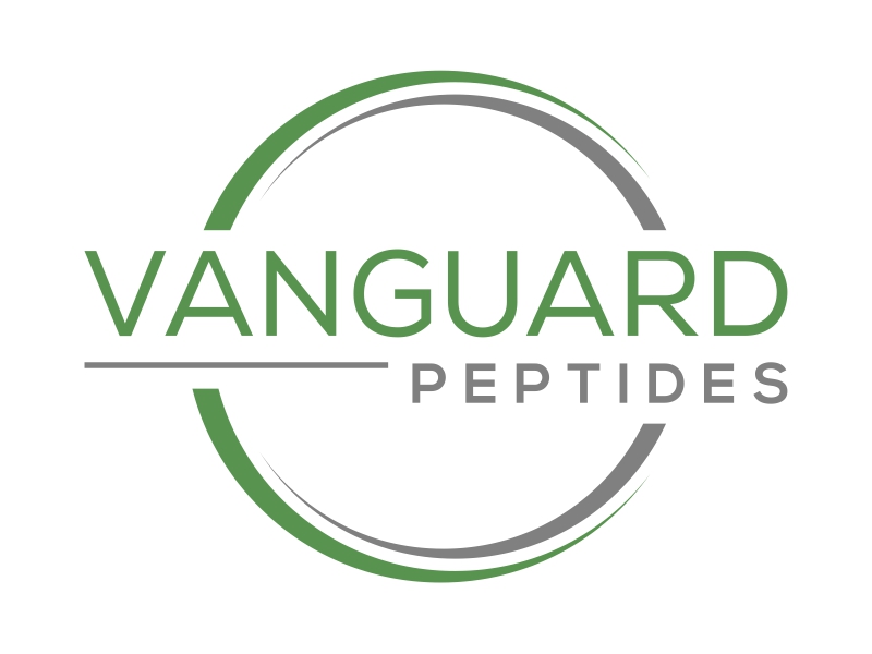 Vanguard Peptides logo design by cintoko