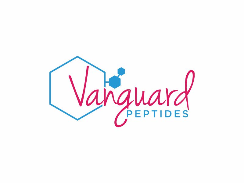 Vanguard Peptides logo design by qqdesigns