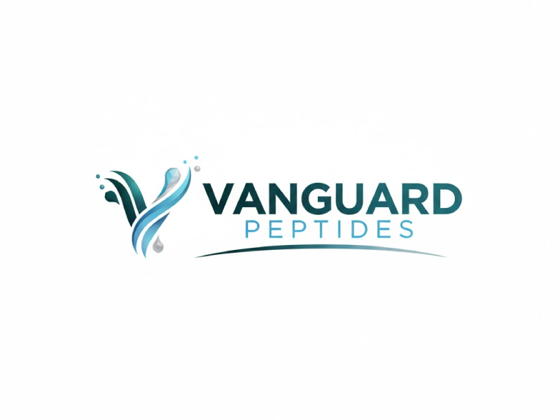 Vanguard Peptides logo design by Mr uink