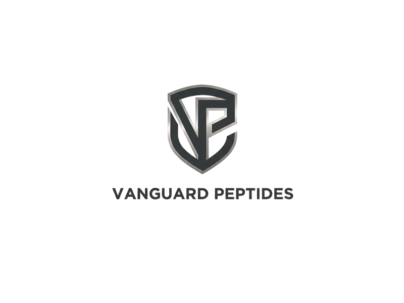 Vanguard Peptides logo design by jandu