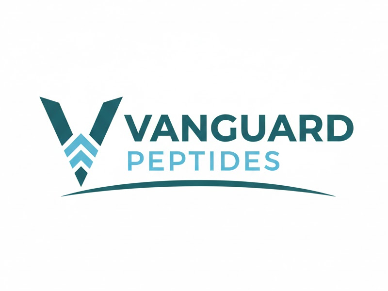 Vanguard Peptides logo design by Mr uink