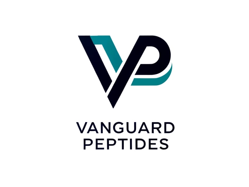 Vanguard Peptides logo design by ruki