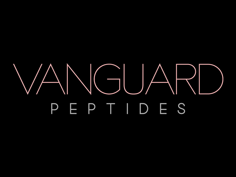 Vanguard Peptides logo design by shernievz