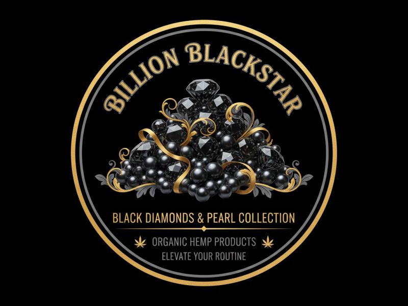 Billion Blackstar Black Diamonds and Pearl Collection logo design by sikas