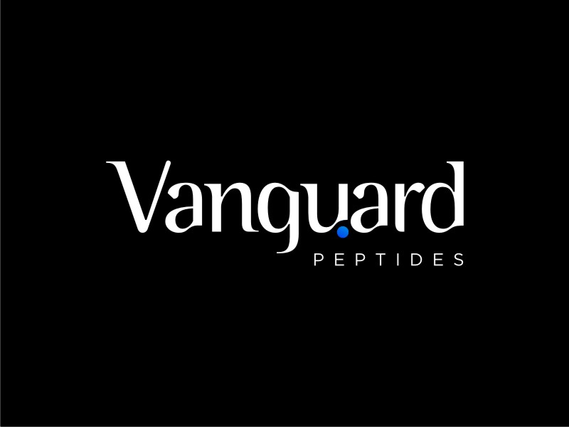 Vanguard Peptides logo design by sheilavalencia