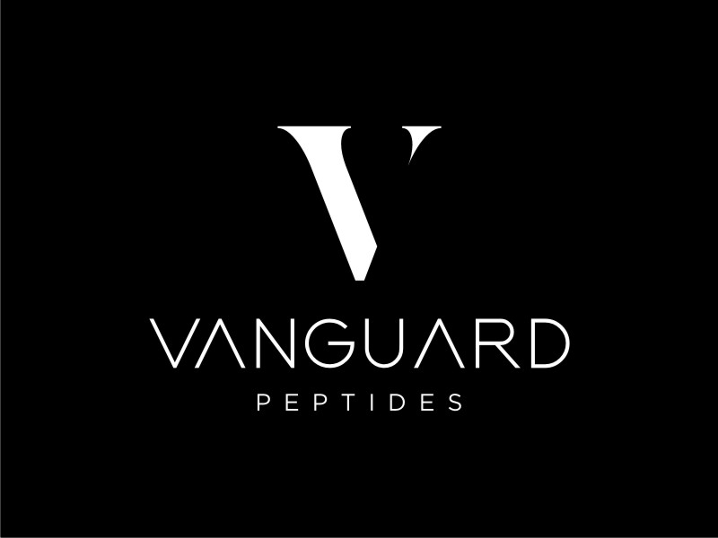 Vanguard Peptides logo design by sheilavalencia