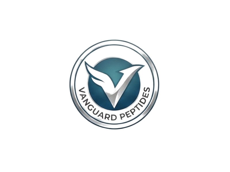Vanguard Peptides logo design by iffikhan