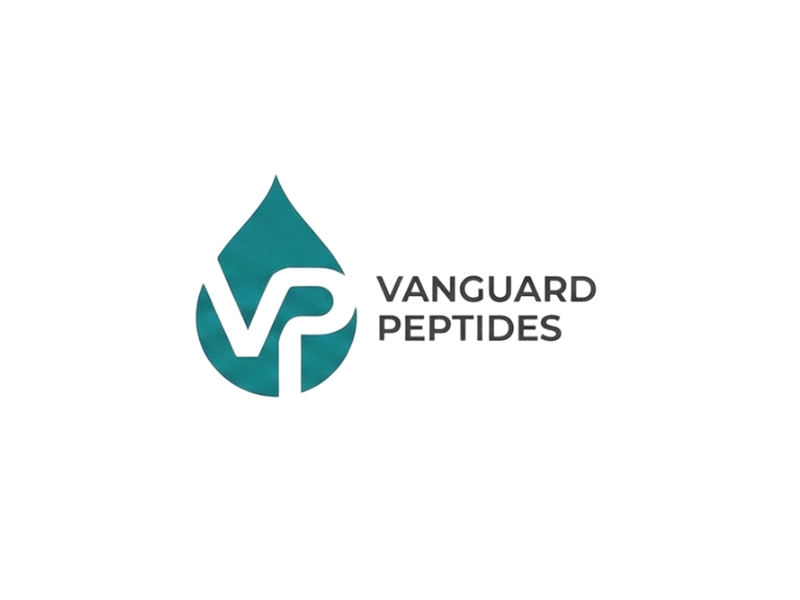 Vanguard Peptides logo design by iffikhan