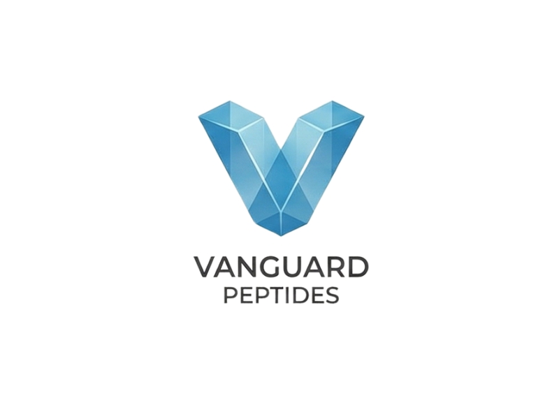 Vanguard Peptides logo design by iffikhan
