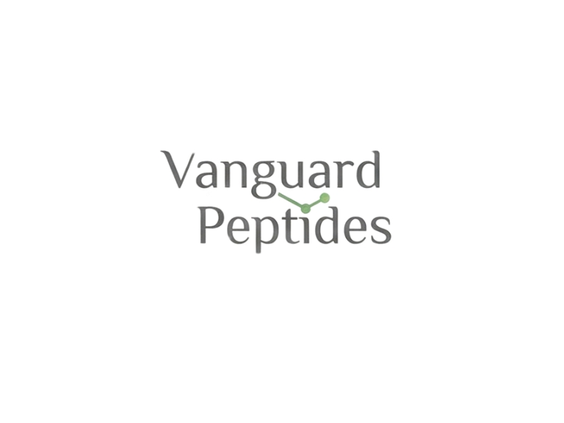 Vanguard Peptides logo design by iffikhan