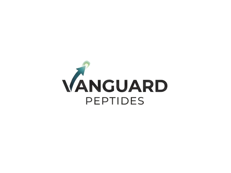 Vanguard Peptides logo design by iffikhan