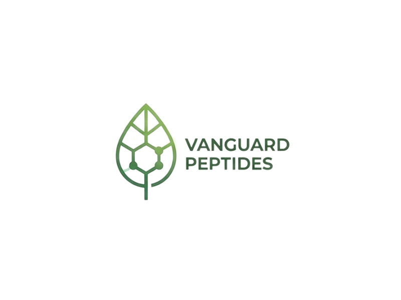 Vanguard Peptides logo design by iffikhan