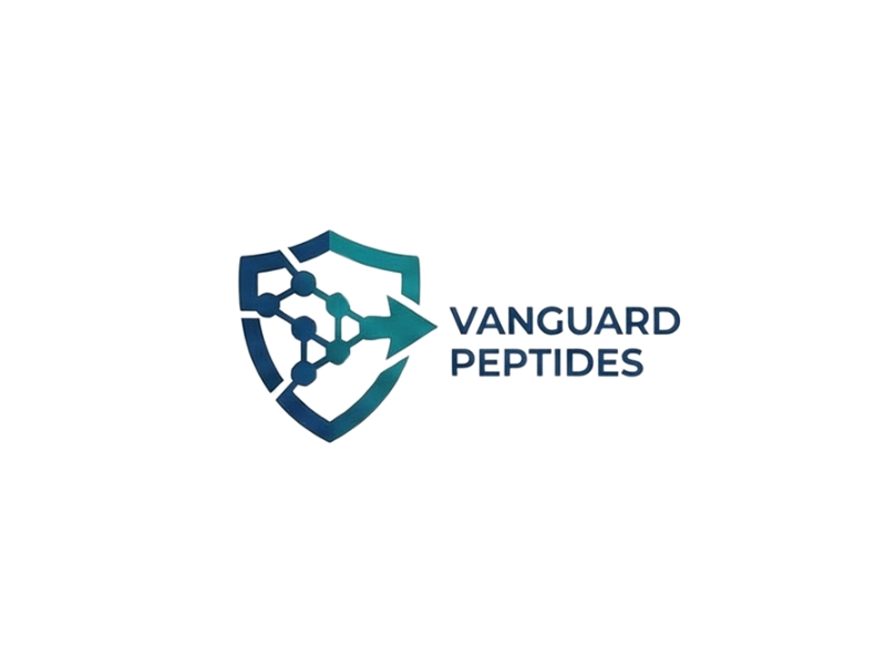 Vanguard Peptides logo design by iffikhan