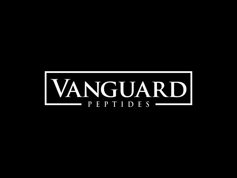 Vanguard Peptides logo design by luckyprasetyo