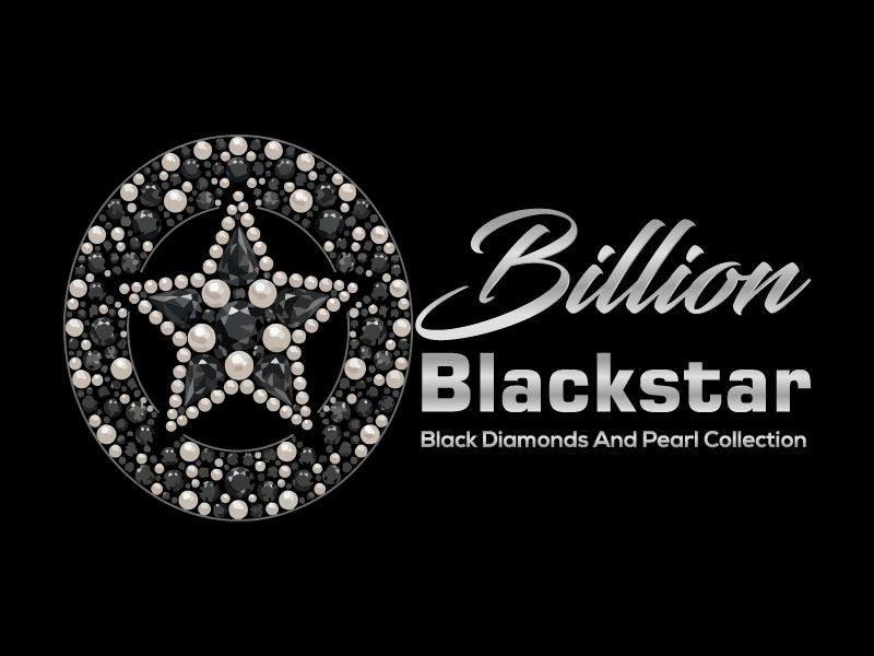 Billion Blackstar Black Diamonds and Pearl Collection logo design by Rahul Biswas