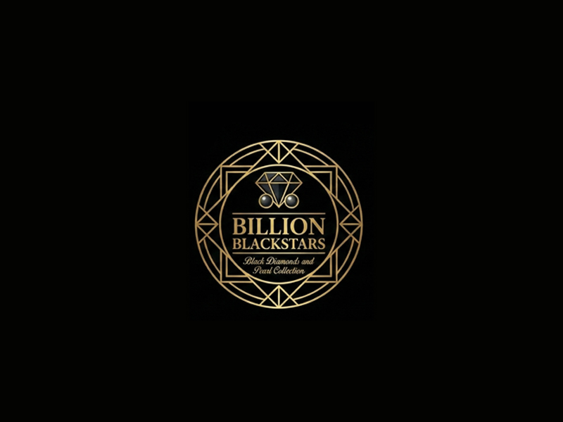 Billion Blackstar Black Diamonds and Pearl Collection logo design by jandu