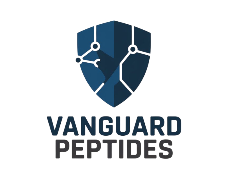 Vanguard Peptides logo design by salim
