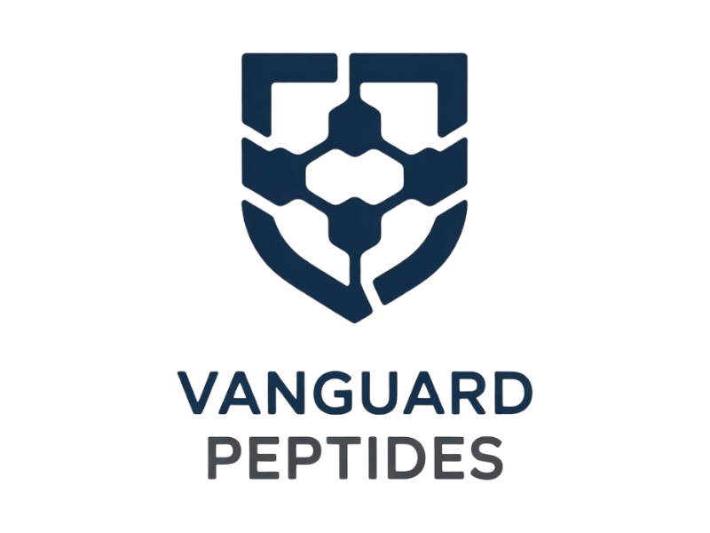 Vanguard Peptides logo design by salim