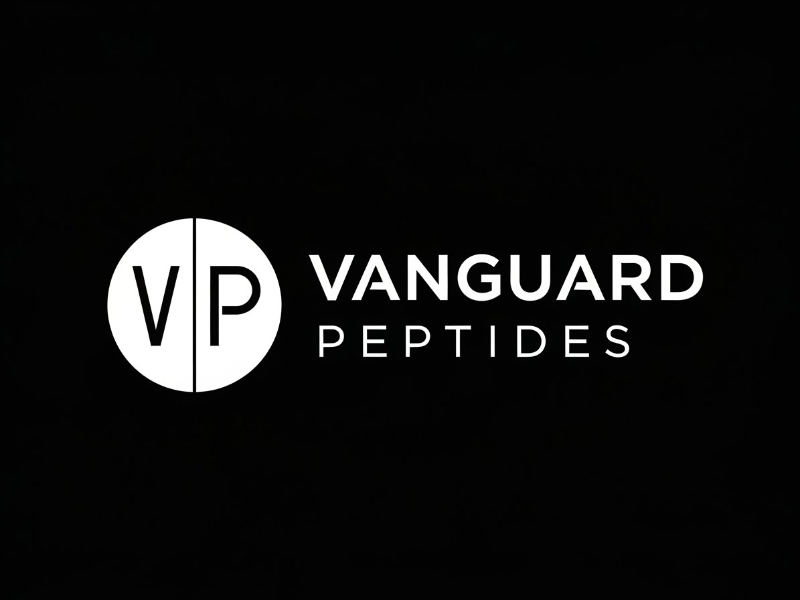 Vanguard Peptides logo design by cwrproject
