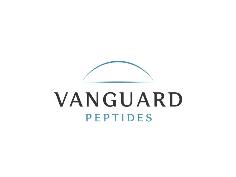 Vanguard Peptides logo design by cwrproject