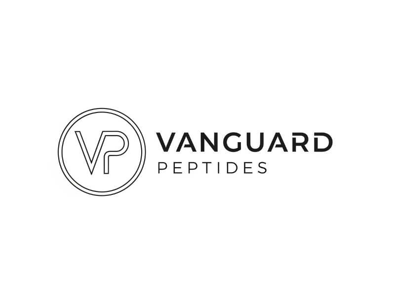 Vanguard Peptides logo design by cwrproject
