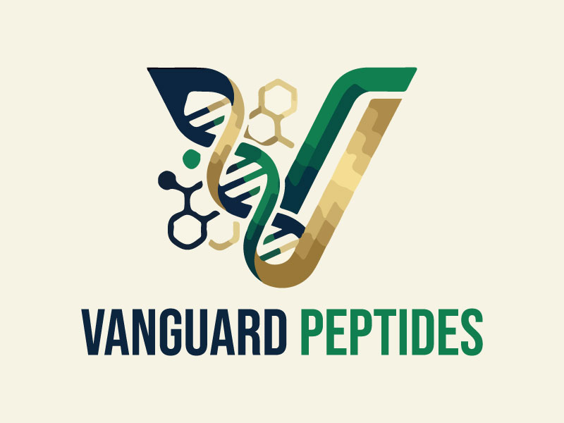 Vanguard Peptides logo design by Bad Boy
