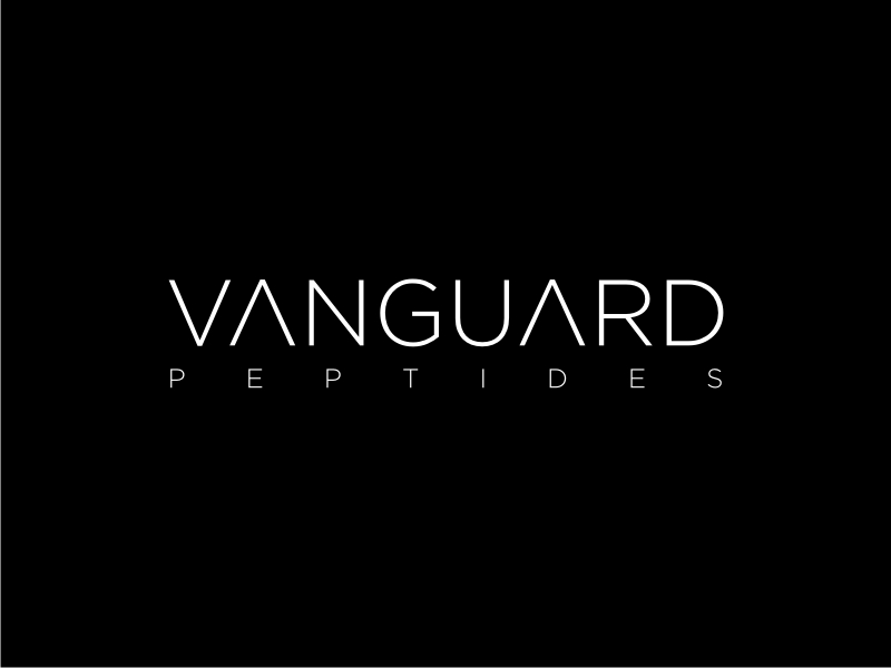 Vanguard Peptides logo design by clayjensen